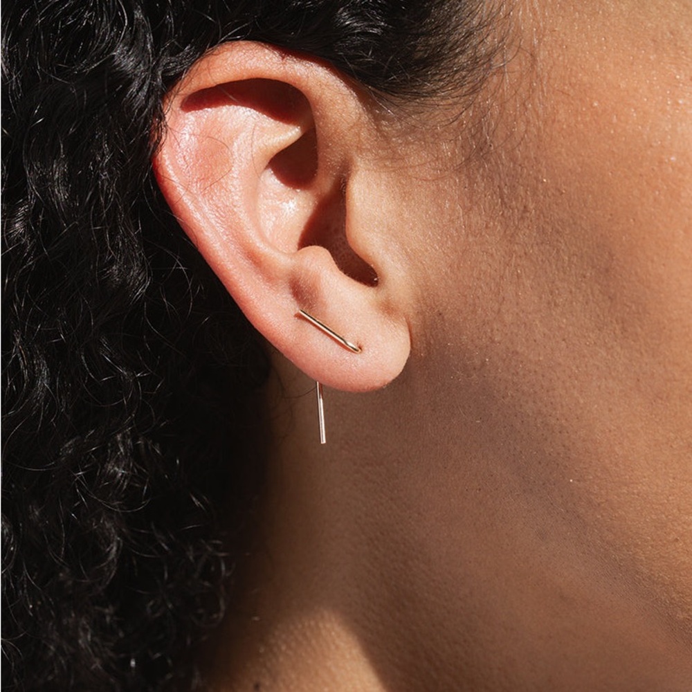 Gold Earrings - Picture 6 of 6